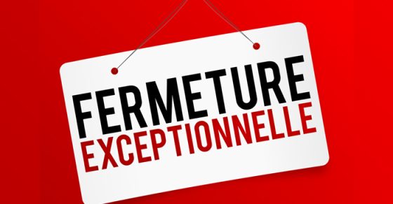 Fermeture exceptionnelle de la mairie