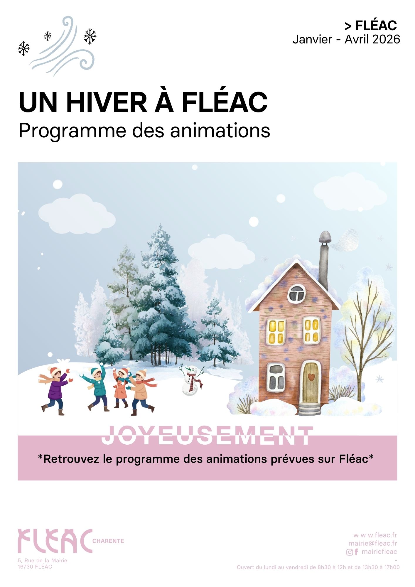 Animations hiver 2025