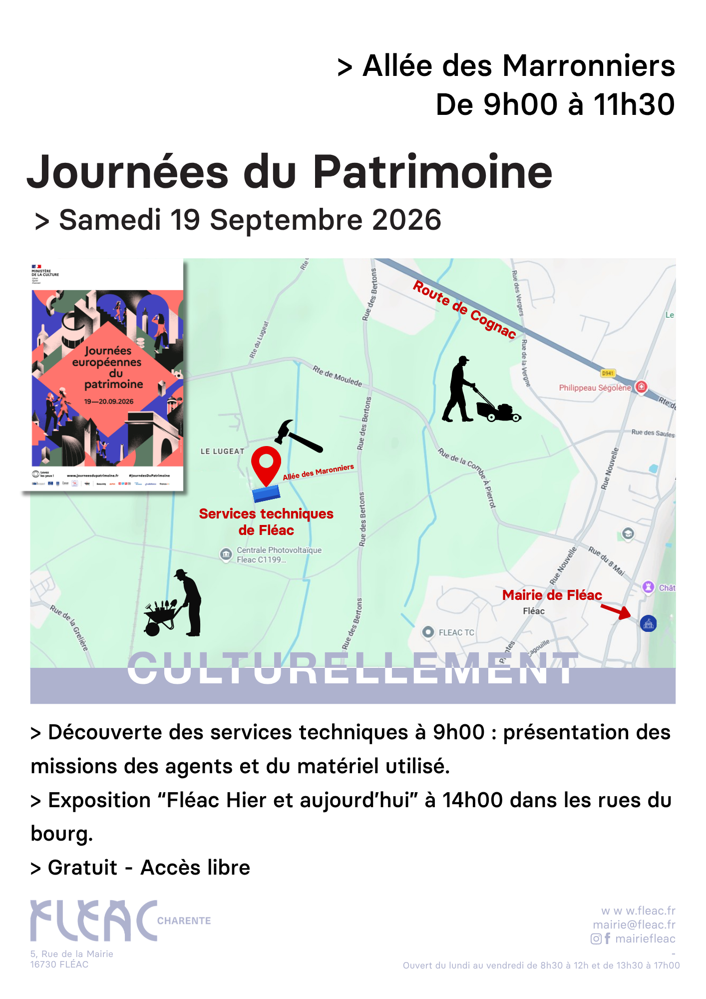 Journées du patrimoine affiche