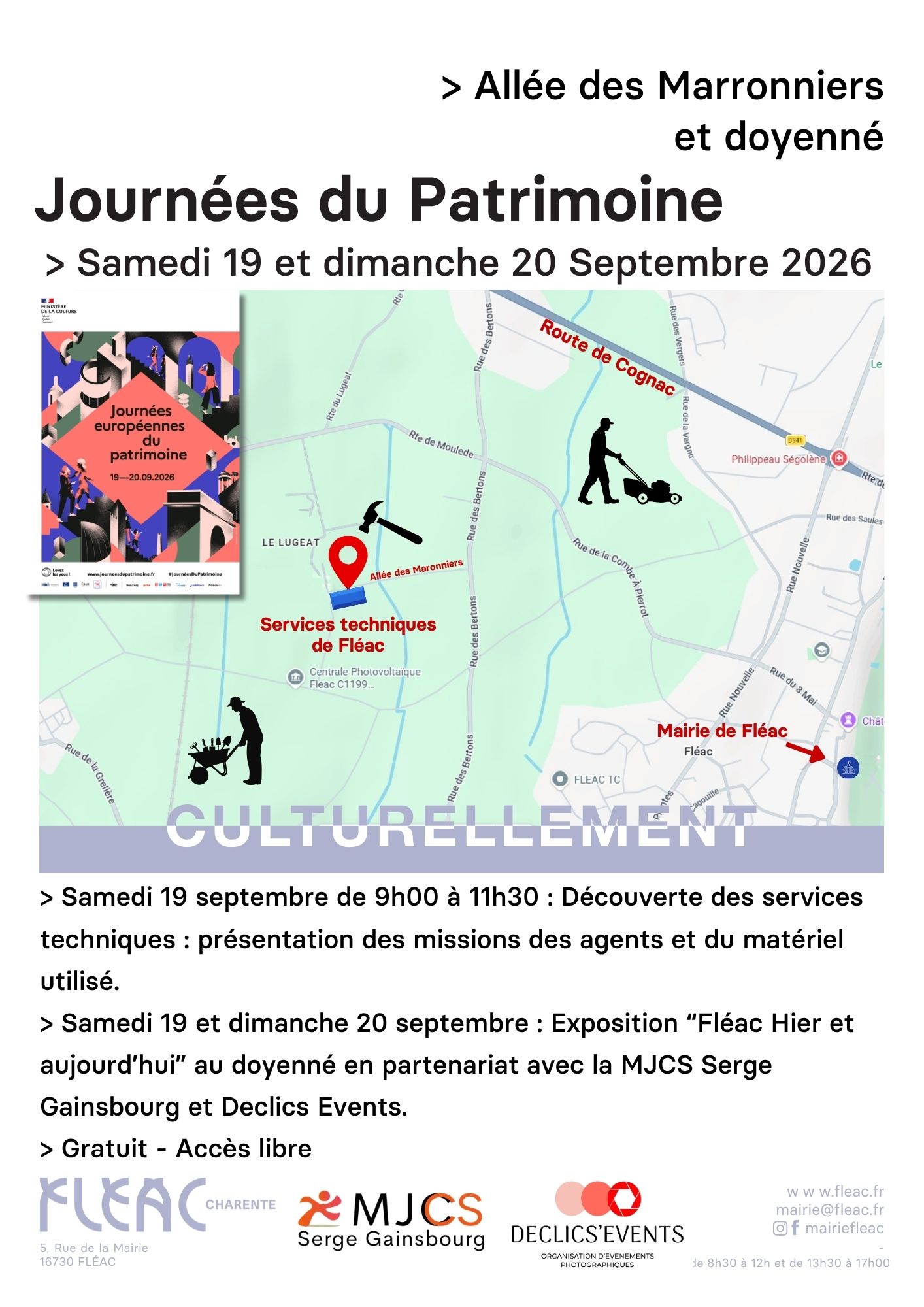 Journées du patrimoine 2026 affiche