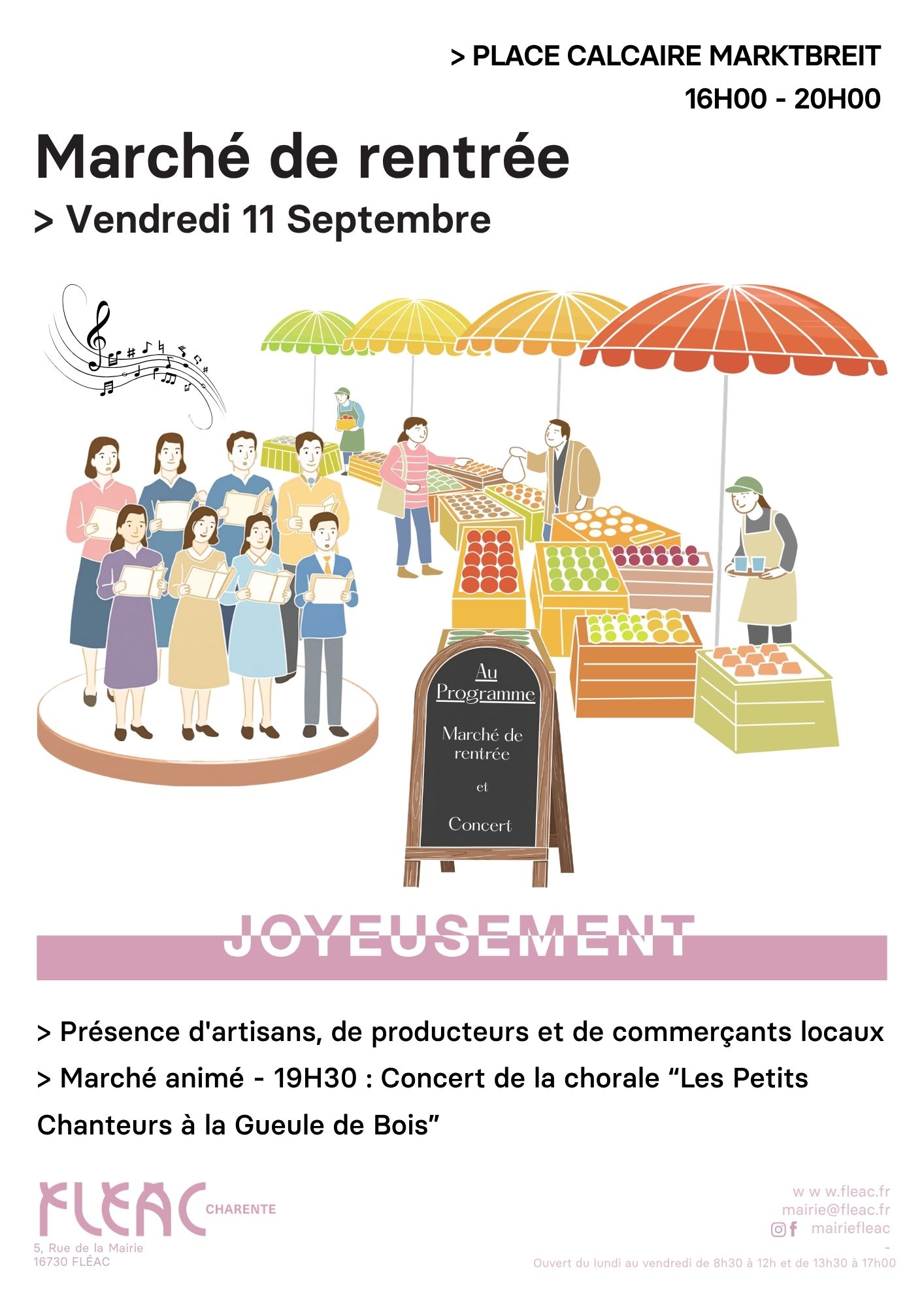 Marché de rentrée 2026